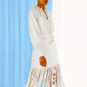 Zimmermann Postcard Shell Blouse NWT size 2